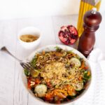 cooked food on white ceramic plate